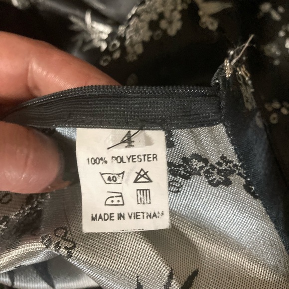 Vtg maxi floor length qipao keyhole neckline cheongsam dress - Picture 10 of 10